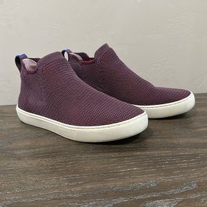 Rothy’s Chelsea Sneaker Boot Raspberry- Size 8.5